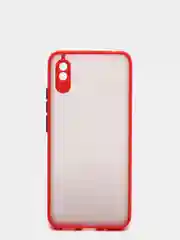 Красный чехол для Xiaomi Redmi 9A матовый пластиковый Сяоми редми 9А