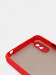 Красный чехол для Xiaomi Redmi 9A матовый пластиковый Сяоми редми 9А