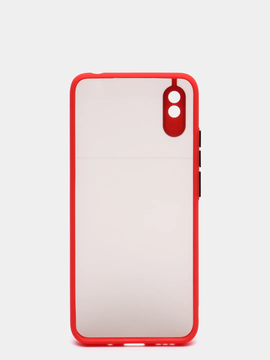 Красный чехол для Xiaomi Redmi 9A матовый пластиковый Сяоми редми 9А