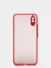 Красный чехол для Xiaomi Redmi 9A матовый пластиковый Сяоми редми 9А