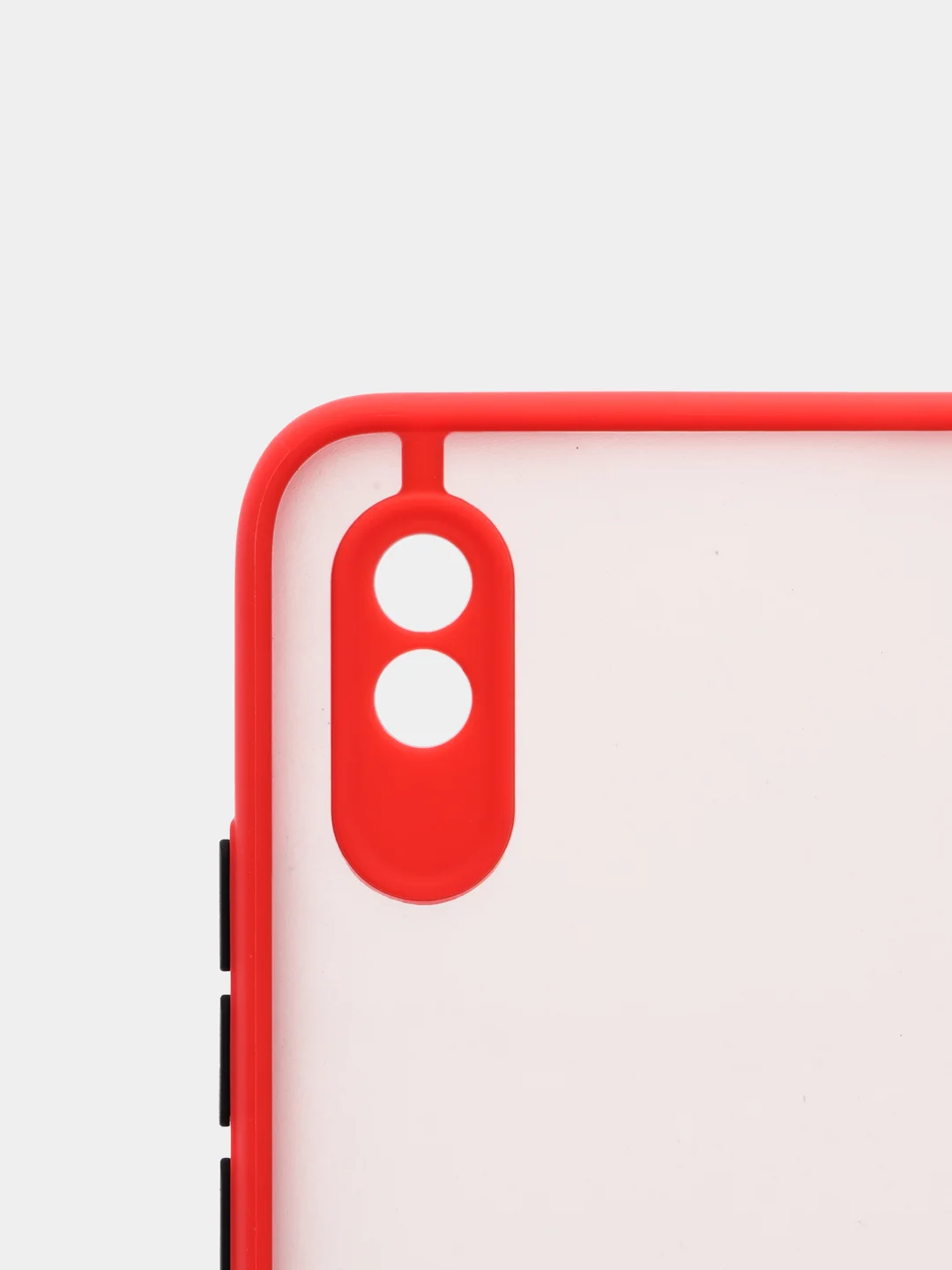 Красный чехол для Xiaomi Redmi 9A матовый пластиковый Сяоми редми 9А