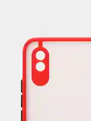Красный чехол для Xiaomi Redmi 9A матовый пластиковый Сяоми редми 9А