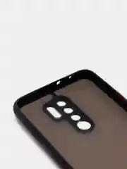 Черный чехол для Xiaomi Redmi 9 матовый пластиковый Ксяоми редми