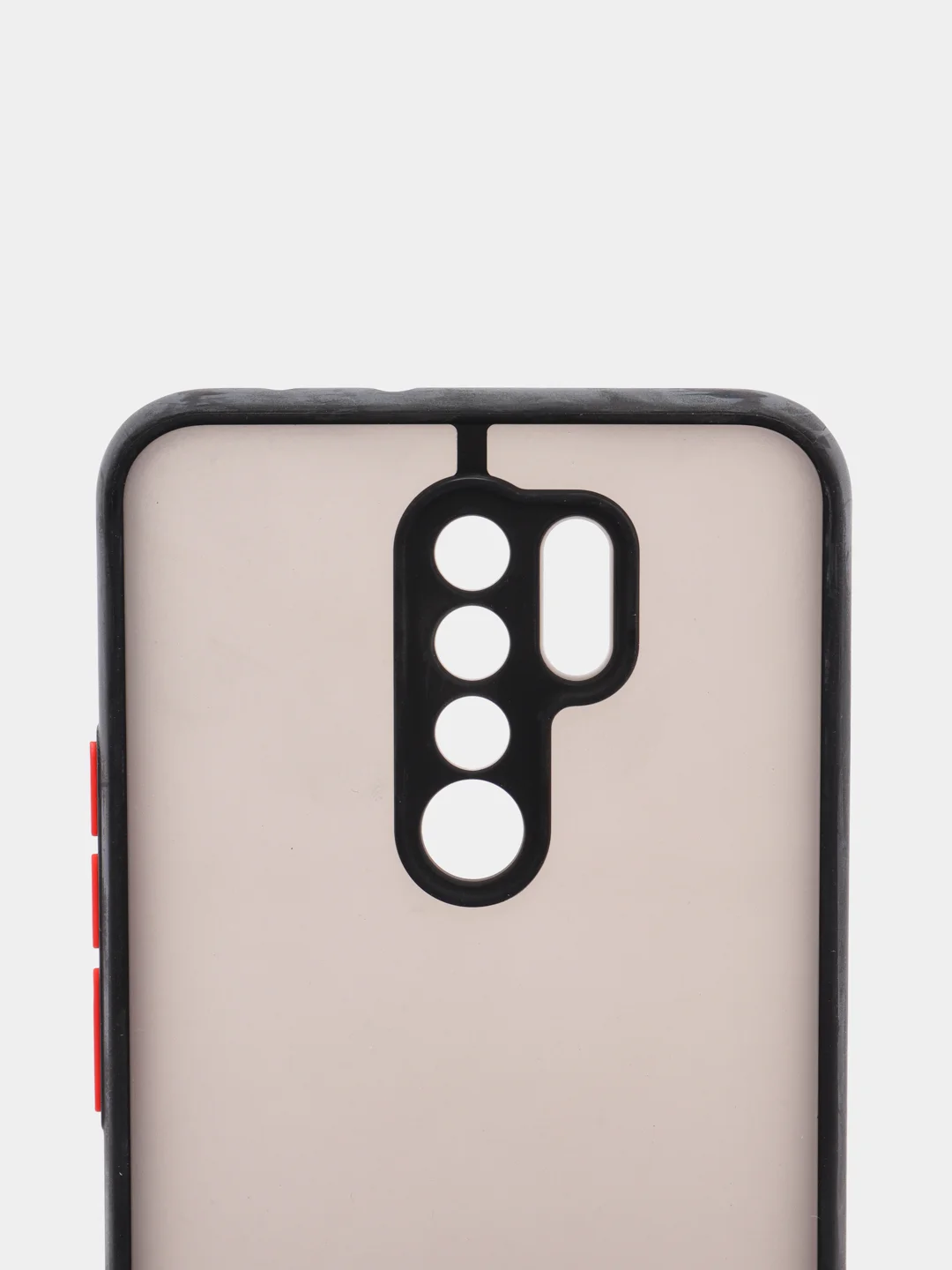 Черный чехол для Xiaomi Redmi 9 матовый пластиковый Ксяоми редми
