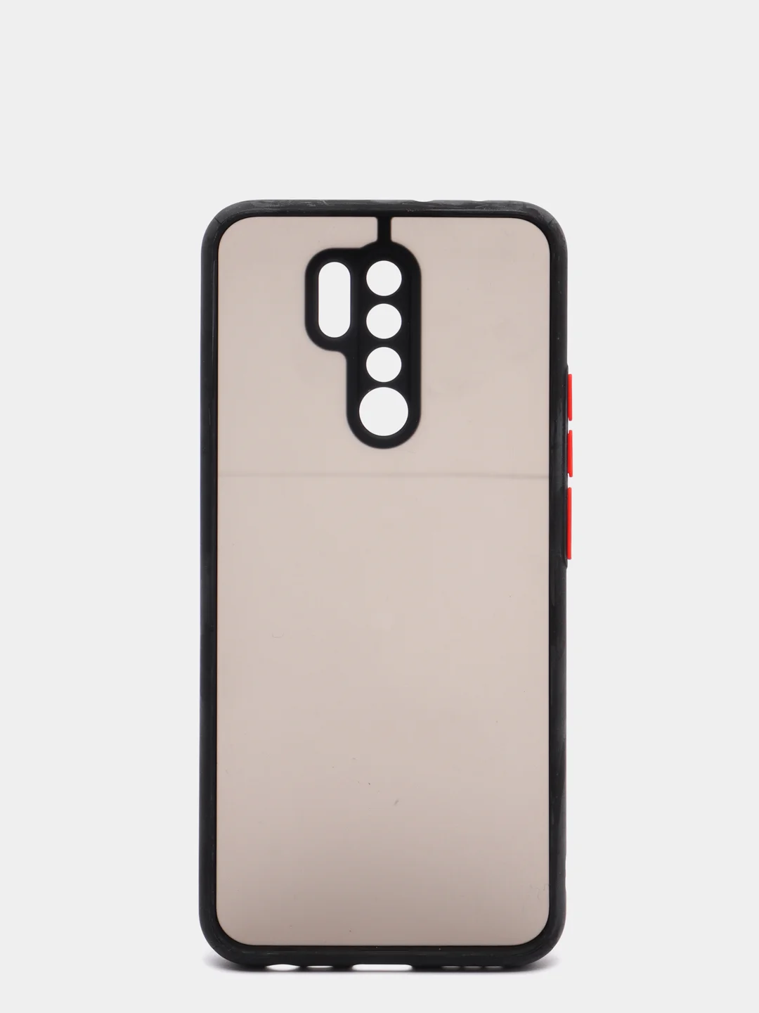 Черный чехол для Xiaomi Redmi 9 матовый пластиковый Ксяоми редми