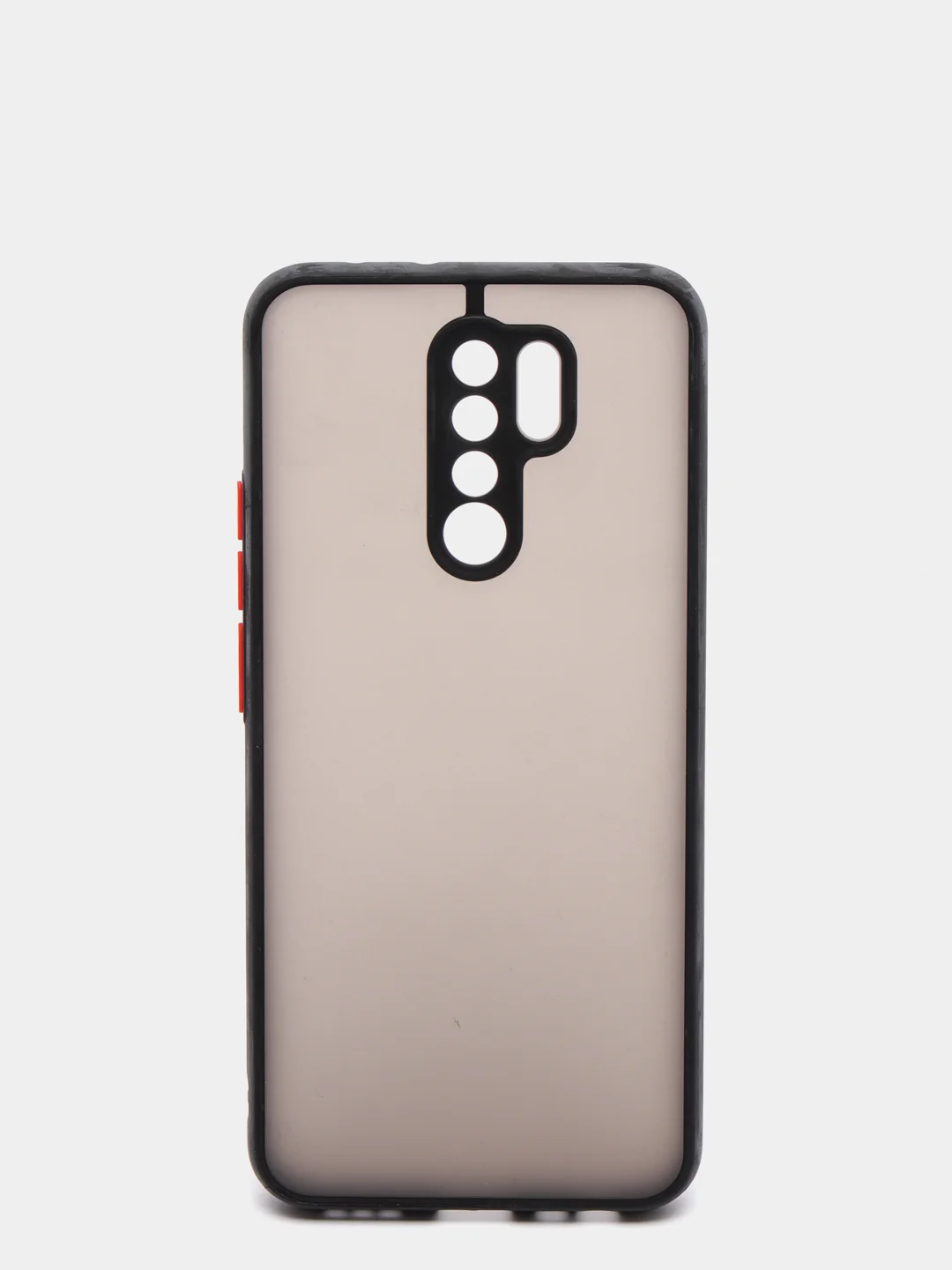 Черный чехол для Xiaomi Redmi 9 матовый пластиковый Ксяоми редми