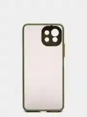 Хаки чехол для Xiaomi Mi 11 Lite матовый пластиковый
