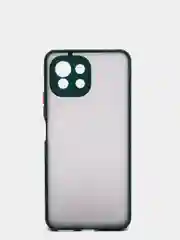 Лесной зеленый чехол для Xiaomi Mi 11 Lite матовый пластиковый