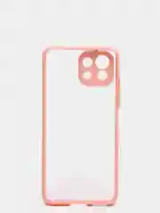Розовый чехол для Xiaomi Mi 11 Lite матовый пластиковый