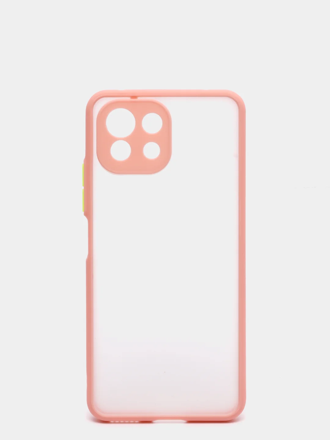 Розовый чехол для Xiaomi Mi 11 Lite матовый пластиковый