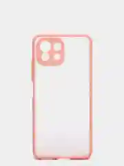 Розовый чехол для Xiaomi Mi 11 Lite матовый пластиковый