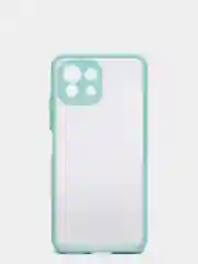 Голубой чехол для Xiaomi Mi 11 Lite матовый пластиковый