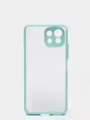 Голубой чехол для Xiaomi Mi 11 Lite матовый пластиковый