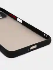 Черный чехол для Xiaomi Mi 11 Lite матовый пластиковый