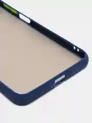 Темно-синий чехол для Xiaomi Mi 11 Lite матовый пластиковый