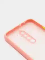 Розовый чехол для Xiaomi Redmi 9 матовый пластиковый Ксяоми редми