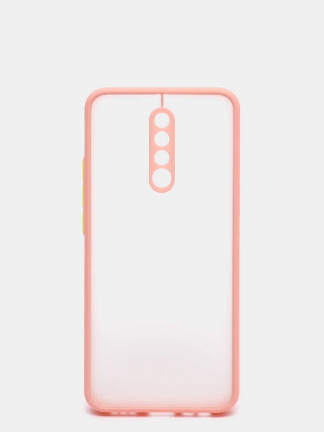 Розовый чехол для Xiaomi Redmi 9 матовый пластиковый Ксяоми редми