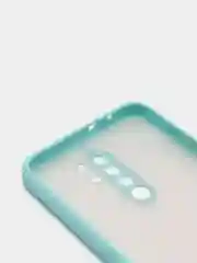 Голубой чехол для Xiaomi Redmi 9 матовый пластиковый Ксяоми редми