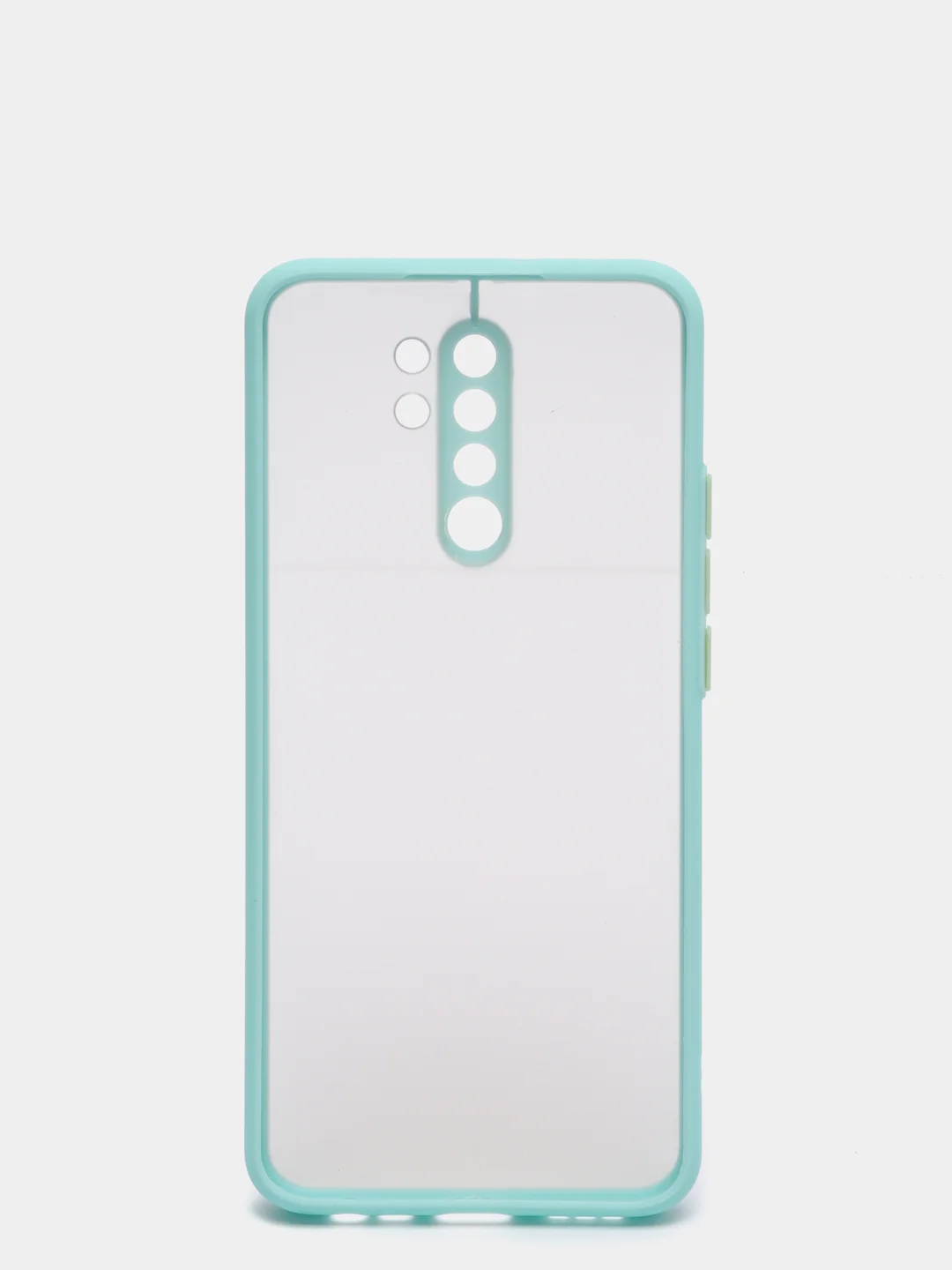 Голубой чехол для Xiaomi Redmi 9 матовый пластиковый Ксяоми редми