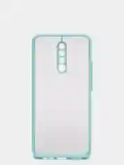 Голубой чехол для Xiaomi Redmi 9 матовый пластиковый Ксяоми редми