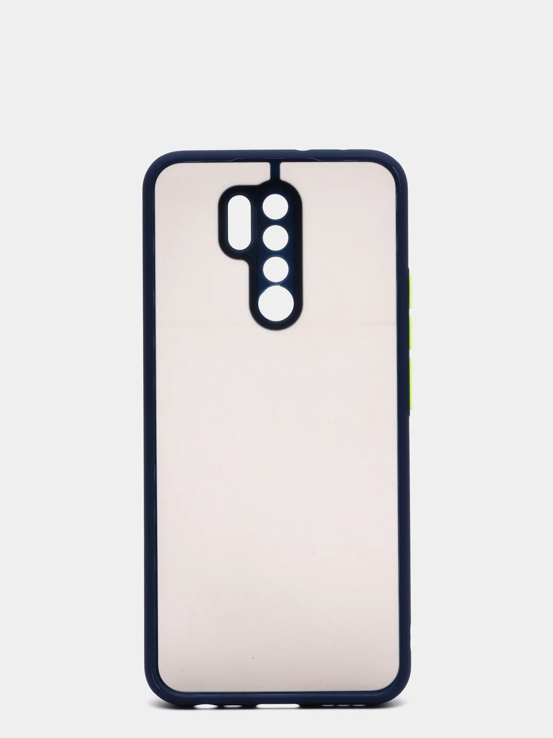 Темно-синий чехол для Xiaomi Redmi 9 матовый пластиковый Ксяоми редми