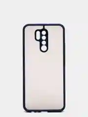 Темно-синий чехол для Xiaomi Redmi 9 матовый пластиковый Ксяоми редми