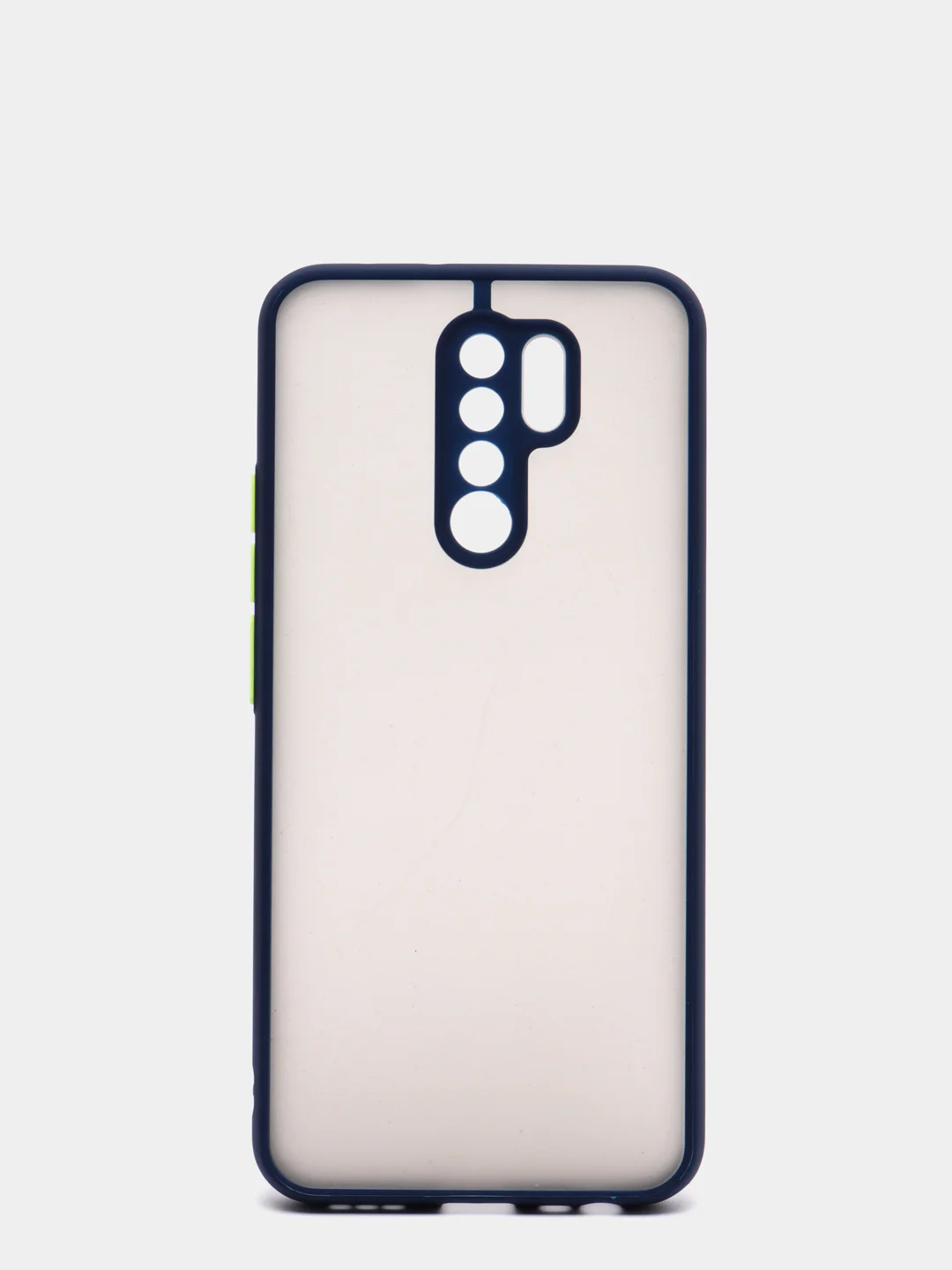 Темно-синий чехол для Xiaomi Redmi 9 матовый пластиковый Ксяоми редми