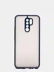 Темно-синий чехол для Xiaomi Redmi 9 матовый пластиковый Ксяоми редми