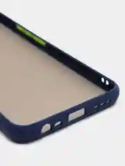 Темно-синий чехол для Xiaomi Redmi 9 матовый пластиковый Ксяоми редми