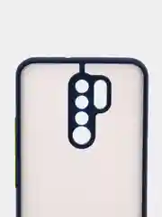 Темно-синий чехол для Xiaomi Redmi 9 матовый пластиковый Ксяоми редми