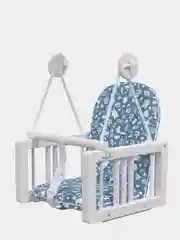 Голубой качели детские подвесные, деревянные, для детей от 1,5 лет