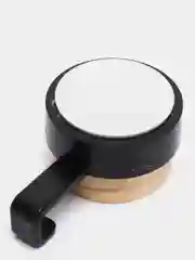 Черный крючок настенный на липучке