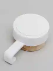 Белый крючок настенный на липучке