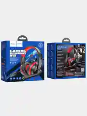 Красный наушники игровые HOCO W103, со всенаправленным микрофоном