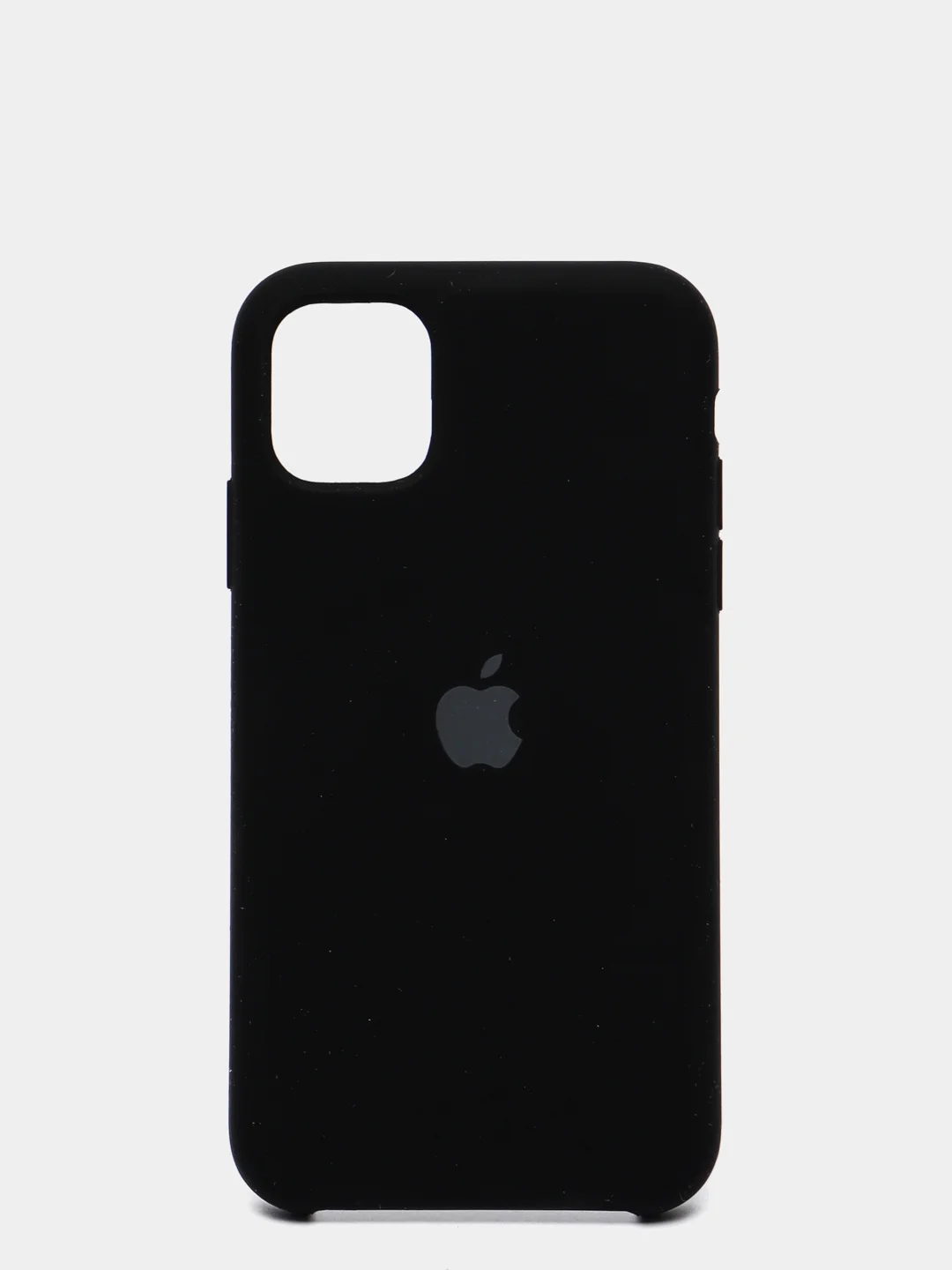 Черный чехол Silicone Case для Apple iPhone 11 силиконовый противоударный для айфона Soft Touch