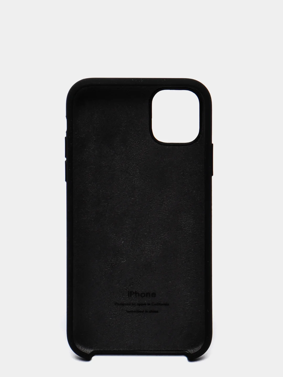 Черный чехол Silicone Case для Apple iPhone 11 силиконовый противоударный для айфона Soft Touch