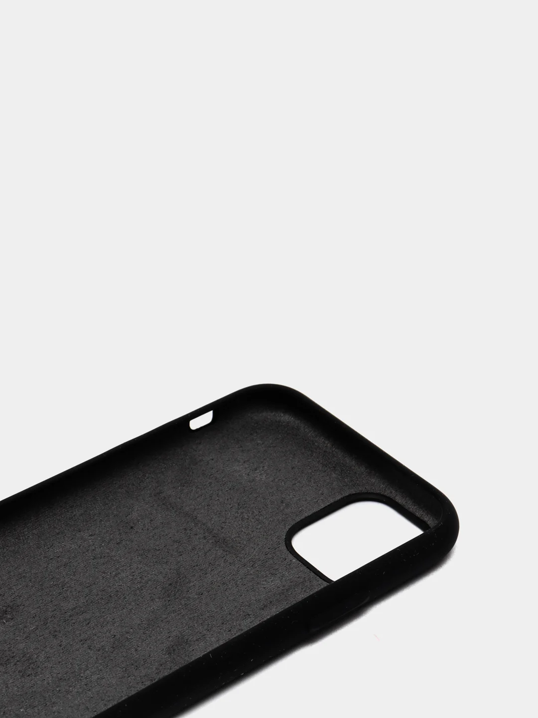 Черный чехол Silicone Case для Apple iPhone 11 силиконовый противоударный для айфона Soft Touch