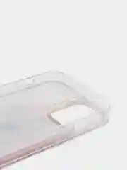 Белый силиконовый чехол переливашка iPhone 12 / iPhone 12 Pro