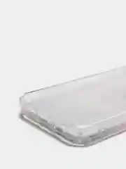Белый силиконовый чехол переливашка iPhone 12 / iPhone 12 Pro