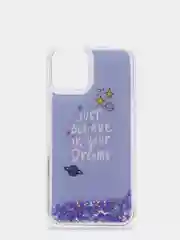 Аметистовый силиконовый чехол переливашка iPhone 12 / iPhone 12 Pro