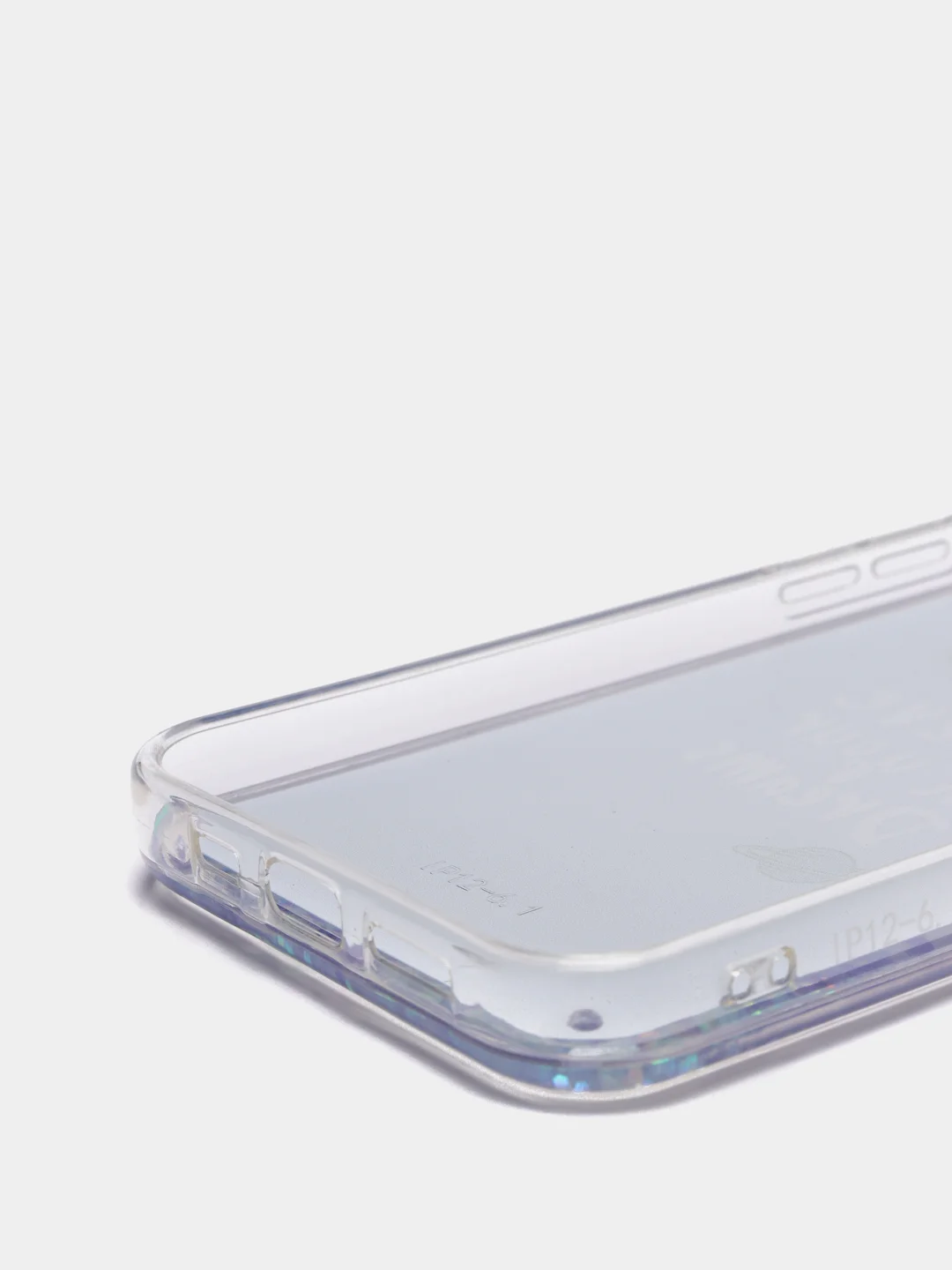 Аметистовый силиконовый чехол переливашка iPhone 12 / iPhone 12 Pro