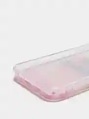 Розовый силиконовый чехол переливашка iPhone 12 / iPhone 12 Pro