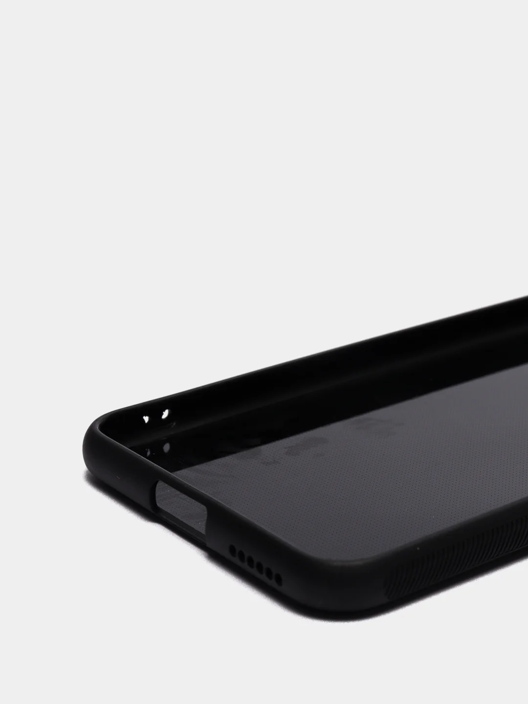 Силиконовый чехол Xiaomi Redmi Mi 11 Lite, карбон, черный, с защитой камеры
