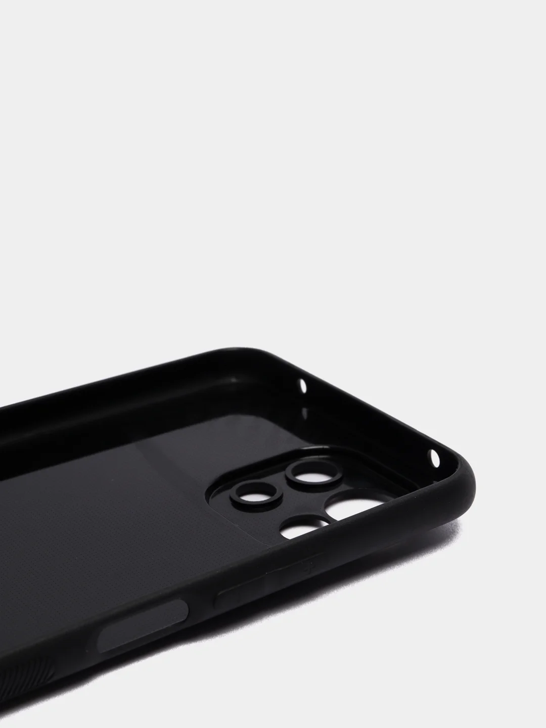 Силиконовый чехол Xiaomi Redmi Mi 11 Lite, карбон, черный, с защитой камеры