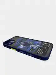 Темно-синий чехол на iPhone 11, 13, 12, 8, 7, XR, Pro, Max, mini, X, XS, SE, Plus