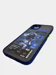 Темно-синий чехол на iPhone 11, 13, 12, 8, 7, XR, Pro, Max, mini, X, XS, SE, Plus