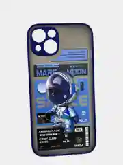 Темно-синий чехол на iPhone 11, 13, 12, 8, 7, XR, Pro, Max, mini, X, XS, SE, Plus