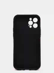 Розовый силиконовый чехол iPhone 12 Pro, противоударный с магнитом и кольцом