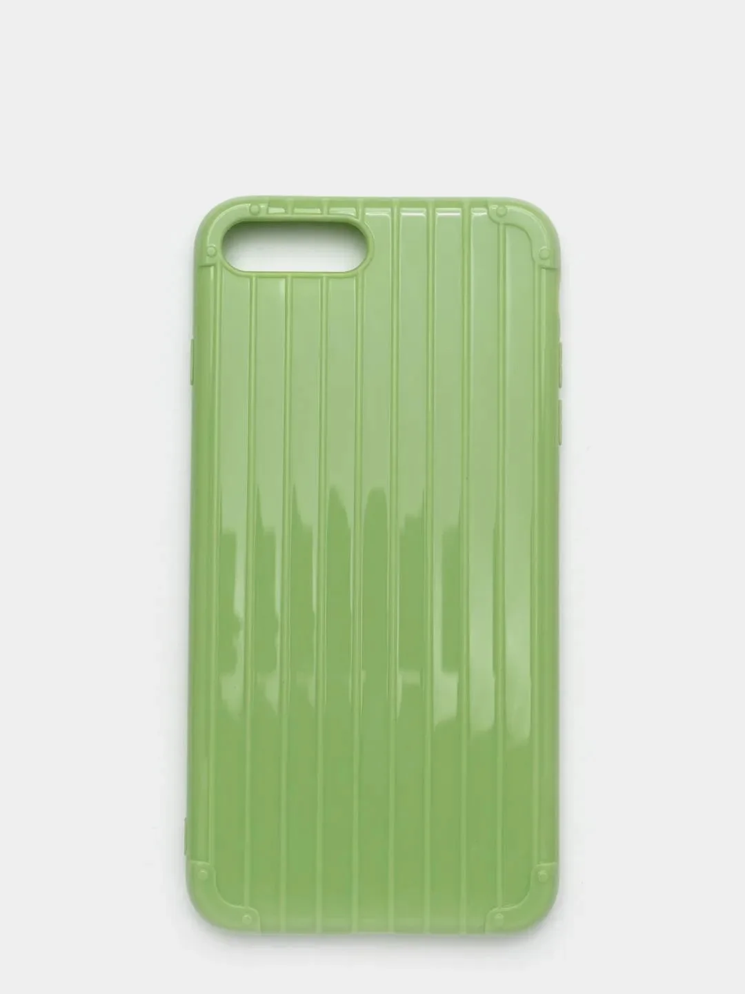 Оливковый чехол для Apple iPhone 7, 8, силиконовый, ребристый, 8 цветов