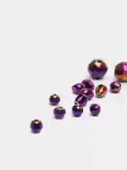 Набор стеклянных бусин Astra&Craft "Вечерний фиолетовый", 100 штук